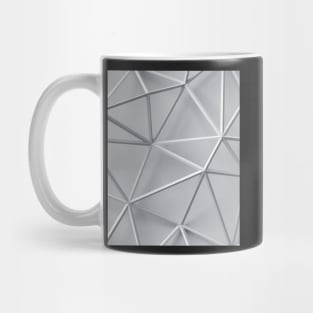 Geometric photo Print in Grey Mug